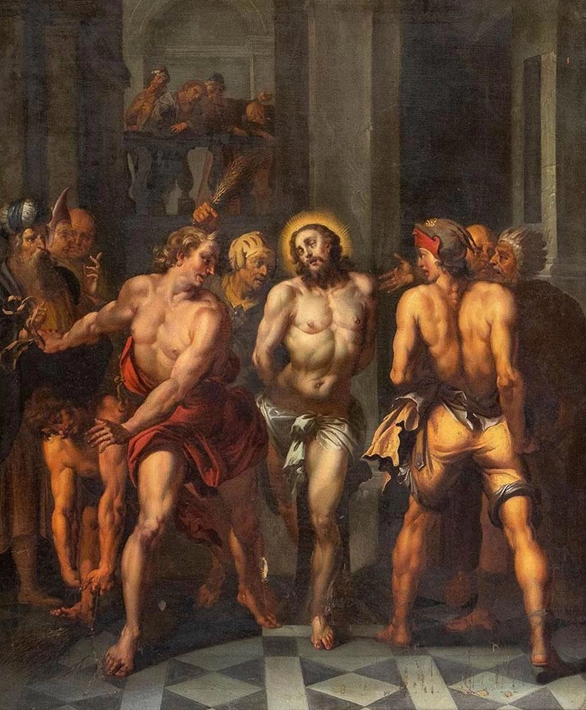 La flagellazione di Cristo - attribuito 1